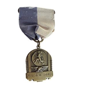 Rare P.L.S.A. 1942 American Legion Medal, Balfour Co.